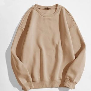 Solid Round Neck Sweatshirt New